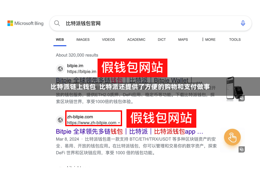 比特派链上钱包  比特派还提供了方便的购物和支付做事