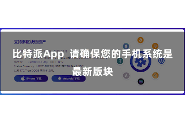 比特派App 请确保您的手机系统是最新版块