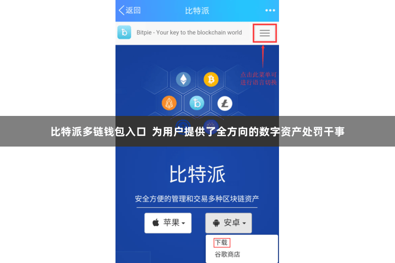 比特派多链钱包入口 为用户提供了全方向的数字资产处罚干事