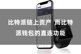 比特派链上资产  而比特派钱包的直连功能