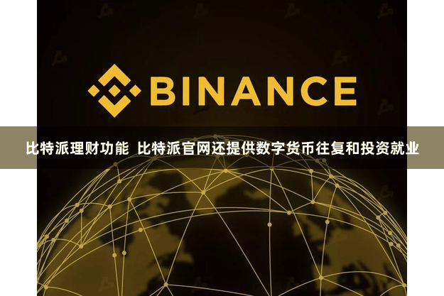比特派理财功能  比特派官网还提供数字货币往复和投资就业